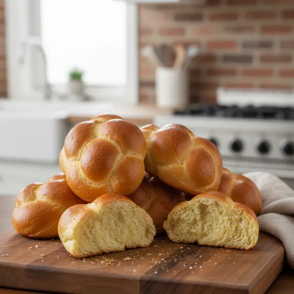 Organic Mini Challah Rolls - Plain